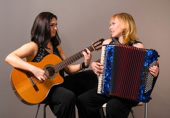guitar and accordion performers