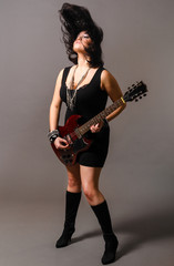 Fototapeta premium electric guitar performer