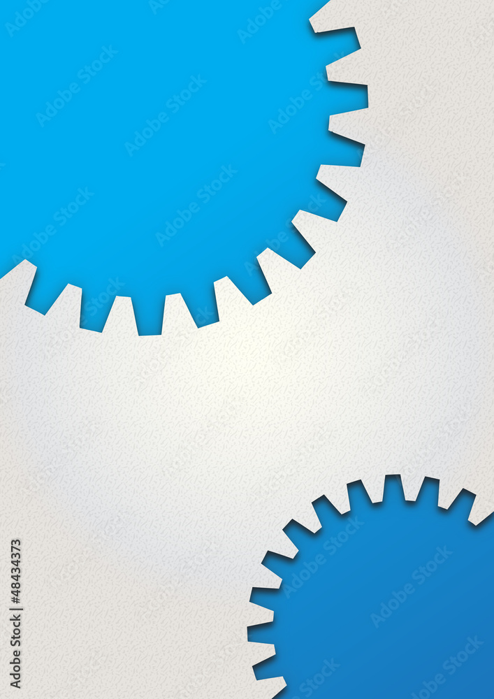 Fototapete Abstract gear background