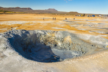 Volcanic landscape - Namafjall, Myvatan area, Iceland. © Doin Oakenhelm
