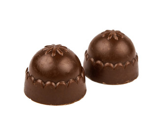 chocolate candy isolated