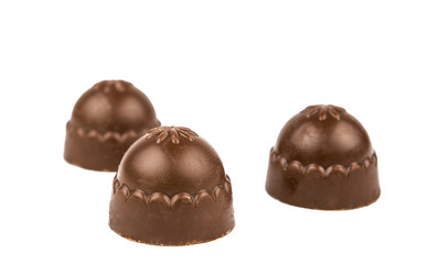 chocolate candy isolated