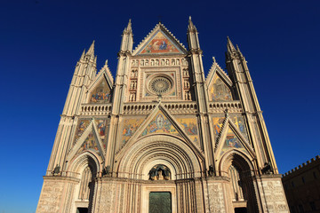 Fototapeta na wymiar Katedra w Orvieto, Umbria, Włochy