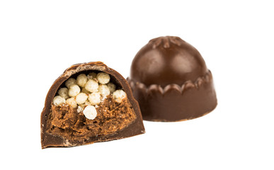chocolate candy isolated