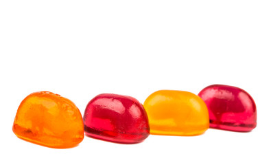 jelly candies isolated