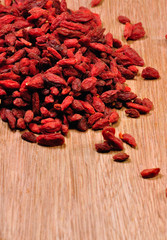 dried , organic goji berries