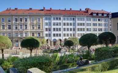 Naklejka premium immeubles à bayreuth