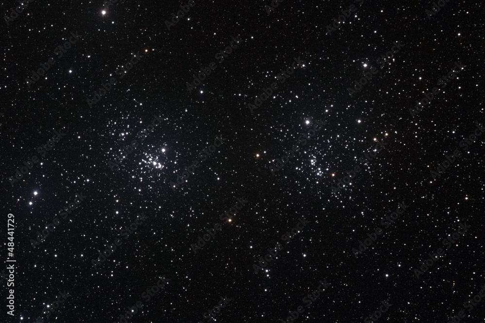 Canvas Prints starfield with the double cluster
