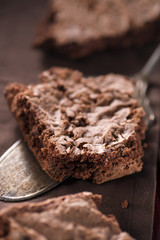 Brownie auf Tortenheber