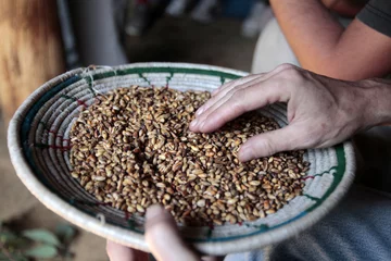 Keuken spatwand met foto grano , etiopia © ruticar
