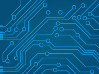 Fototapeta premium abstract technology circuit board vector background