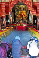 Obraz na płótnie Canvas Świątynia Lamy w Pekinie w Chinach