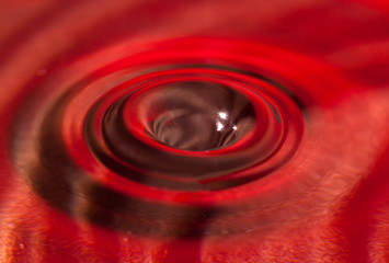 Water drop red.