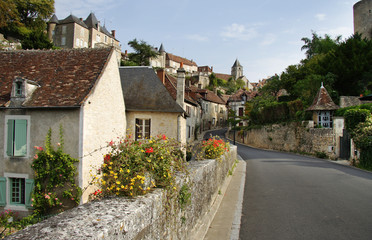 Fototapeta na wymiar Medieval French Street Village