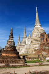 Fototapeta premium Wat Phra Sri Sanphet Temple, Ayutthaya, Thailand