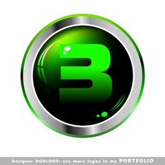 alphabet logo abstact