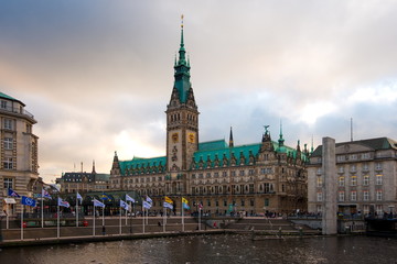 Fototapeta premium Hamburger Rathaus