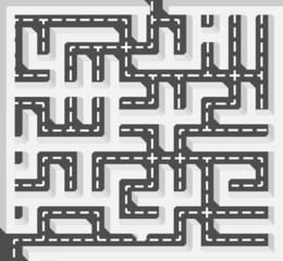Road labyrinth