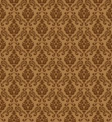 Damask seamless pattern