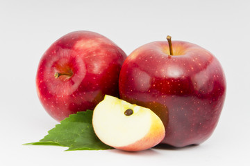 red apple  isolated