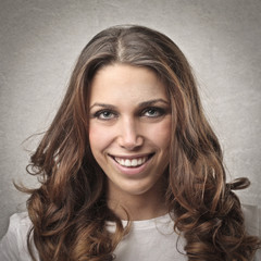woman smiling