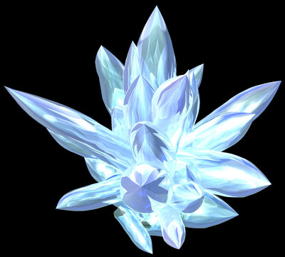 Crystal of unknown origin