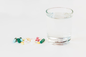 Medicines with glass