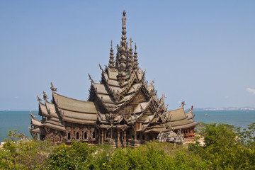 Fototapeta premium Pattaya. The Wood Sanctuary of Truth