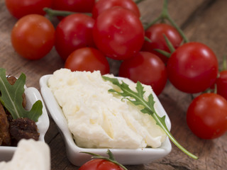 cheese with tomato