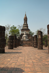 Fototapeta premium Ruins of buddhist temple