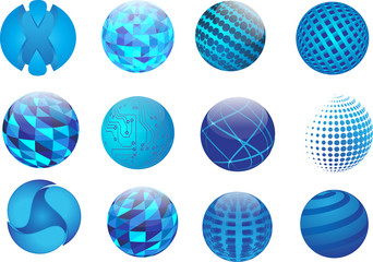 Fototapeta premium abstrakt kugeln