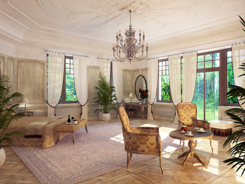 barockes schlafzimmer - baroque bedroom