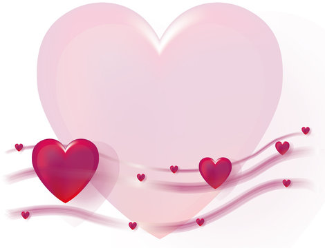 Valentinstag mit großem Herz