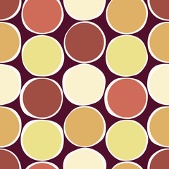 Seamless retro geometric pattern
