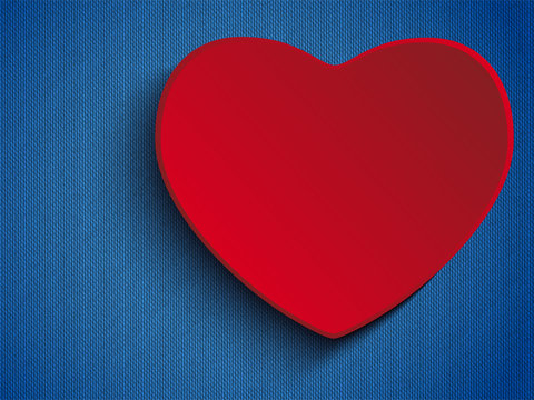 Valentines Day Heart Jeans Background