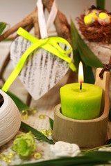 esprit zen en vert bambou