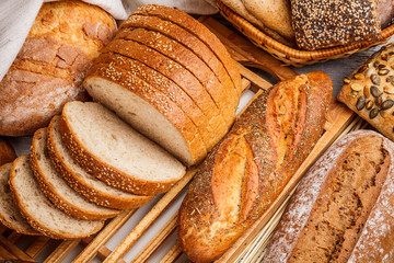 Rye sliced bread