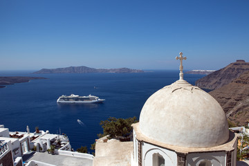 Santorini caldera