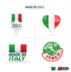 drapeau : made in italy