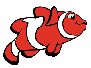 cartoon clownfish