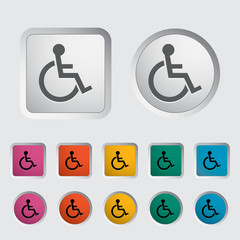 Disabled single icon.