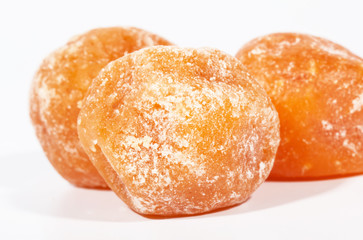 Dried fruits of tangerine