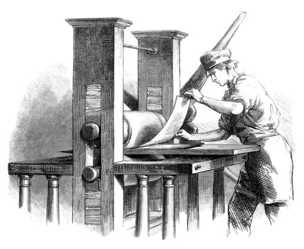 Printing Press - 19th century