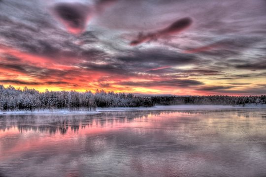 Paysages de la Laponie finlandaise