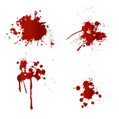Blood splatters