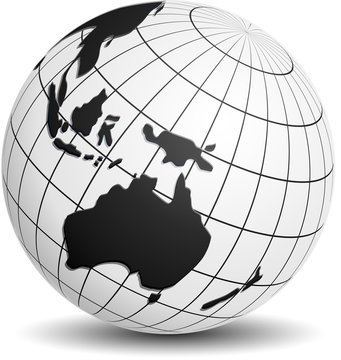 Australia globe