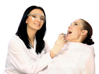 patient visiting dentist