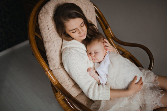 mother with baby