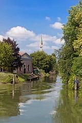 Ancient waterways and villas in Padua Italy