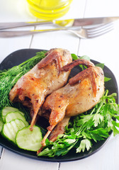 fried quail